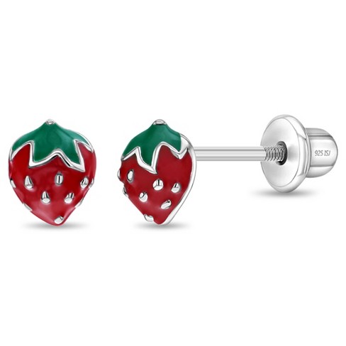 Strawberry earrings target hot sale