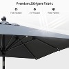 PURPLE LEAF Patio Umbrella Outdoor Table Umbrella Aluminum Frame Market Umbrella Sun Umbrella with 8 Sturdy Ribs - 2 of 4