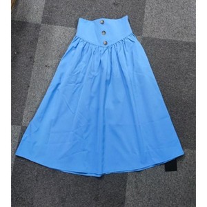 Maxi Skirt for Girls High Waisted Smocked Waistband Swing Skirts with Drawstring and Pocket - 1 of 1