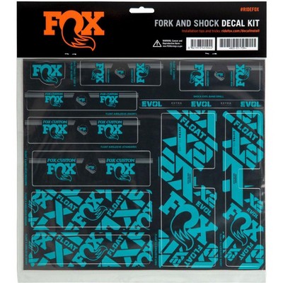 Fox Fork And Shock Decal Kit - Turquoise : Target