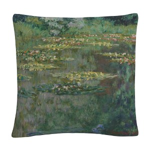 Monet  16 X 16 Decorative Throw Pillow by Trademark Fine Art - 1 of 4