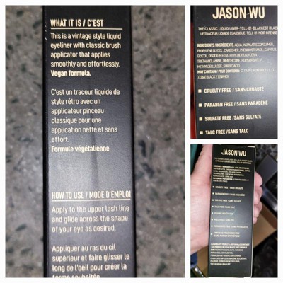 Jason Wu Beauty The Classic Liquid Eyeliner - Blackest Black - 0.07 Fl ...