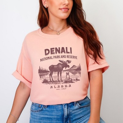 Simply Sage Market Denali National Park and Reserve Alaska EST. 1917 Garment Dyed Tee