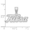 Black Bow Jewelry 14k White Gold Tulsa Golden Hurricanes NCAA Large Pendant - 4 of 4