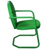 Northlight 34-Inch Outdoor Retro Tulip Steel Armchair, Green - image 4 of 4