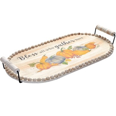 The Lakeside Collection Harvest Blessing Serving Tray 1 Pieces