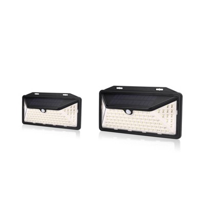 2pk LED Solar Motion Sensing Wall Light - Techko Maid