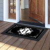 Briarwood Lane Everyday Doormat 30x18 Indoor Outdoor Black and White Monogram H Doormat - 3 of 4