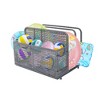 Outdoor Pool Toy Organizer, Waterproof PE Pool Float Storage, Rattan Poolside Storage Basket for Lifebuoy, Life Vests, Beach Balls - 2 of 4
