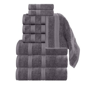 Smart Dry Cotton Medium Weight Solid Towel Set by Blue Nile Mills - 1 of 4