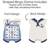 Big Dot of Happiness Ahoy - Nautical - Picture Bingo Cards and Markers - Baby Shower Shaped Bingo Game - Set of 18 - 3 of 4