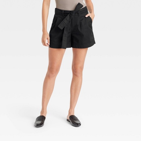 Black high waisted shorts target best sale