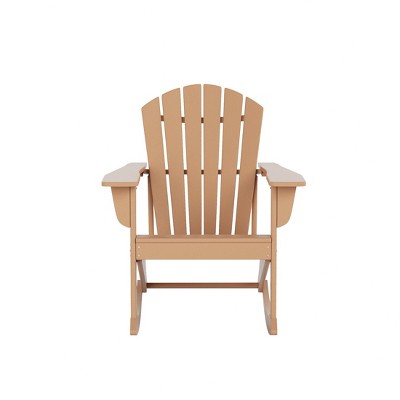 WestinTrends Outdoor Patio Poly Adirondack Rocking Chair Rocker