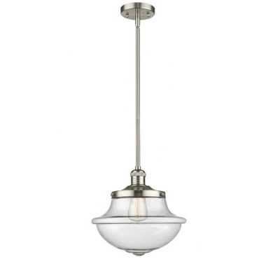 Oxford - 1 Light Stem Hung Mini Pendant In Traditional Style-11.5 Inches Tall and 11.75 Inches Wide