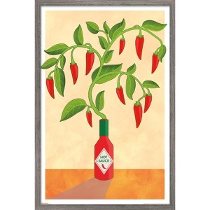 Trends International Reinders: Food - Chili Tree Framed Wall Poster Prints - 1 of 4