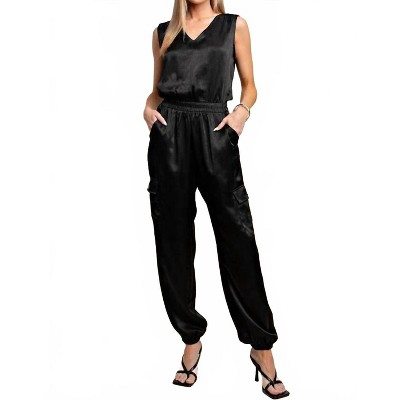 Women's Satin Jumpsuit - KORI