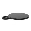 Gulches Decorative Bowls: Latitude Oval Cheese Board with Black Finish - 18x9 in - 3 of 4