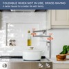 WOWOW Solid Brass Deck Mount Pot Filler Faucet, Pot Filler with Stretchable Double Joint Swing Arm - 2 of 4