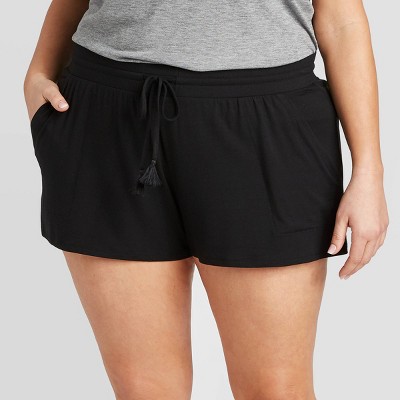 plus size pajama shorts