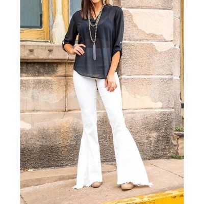 Women's Denim Bells - Lucky & Blessed