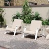 Christopher Knight Home Paloma Outdoor Acacia Wood Adirondack Design Club Chair with Cushion - 2 of 4