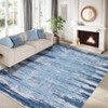 Area Rugs, Washable Modern Abstract Soft Thin Large Rug Indoor Floor No Slip Rug Stain Resistant Carpet for Bedroom Home Office Decor - 2 of 4