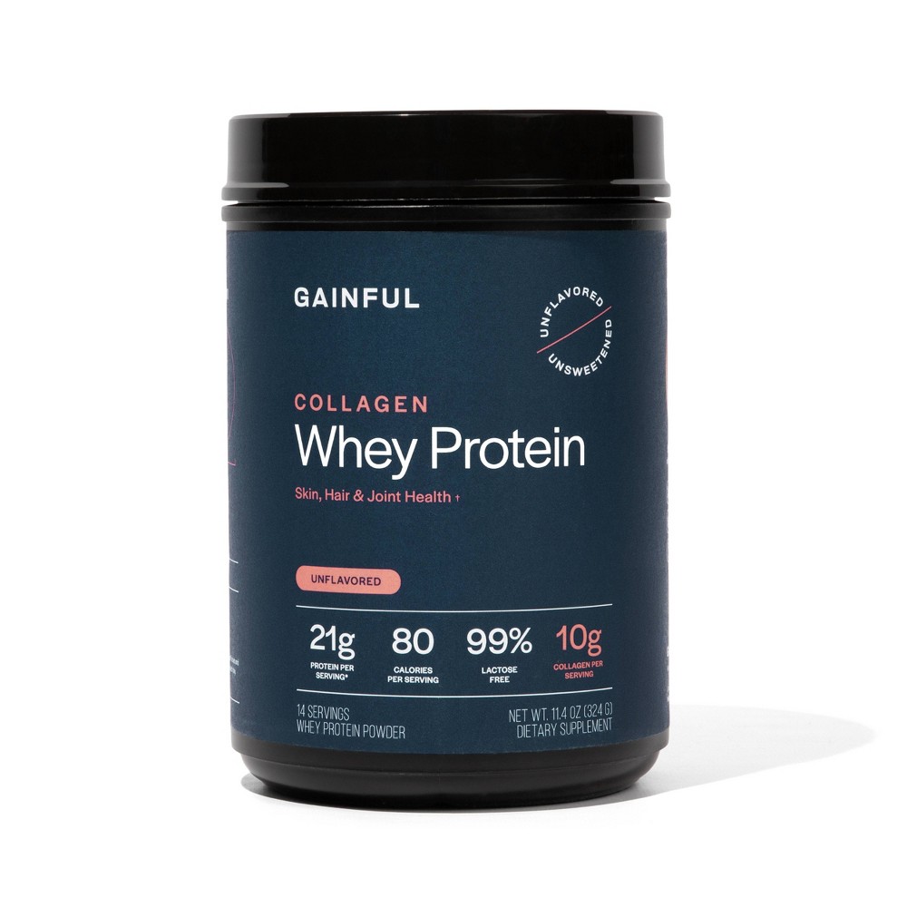 UPC 850046940811 - Gainful Whey Protein Powder - Collagen - 14 Servings ...