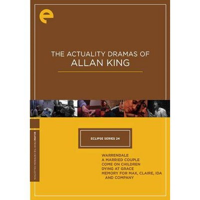 Eclipse Series 24: Actuality Dramas of Alan King (DVD)(2010)