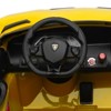 Infurnic Baby Walkers Kids Ride on Lamborghini Cars with Safety Belt, High-Low Speed, Toy Gift for 3-8 Years Old, Yellow, 53.1"*31.8"*20.3" - 4 of 4
