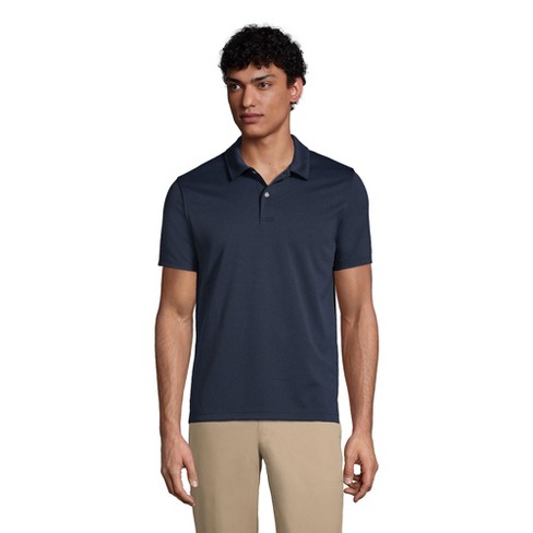 Men's Short Sleeve Polyester Pique Polo Shirt