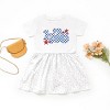 The Juniper Shop Patriotic 1776 Checkered Toddler Dress - 2 of 4