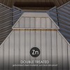 Kozyard Apollo Hardtop Gazebo Wooden Coated Aluminum Frame Canopy with Netting Galvanized Steel Double Roof for Patio Deck Lawn - 4 of 4