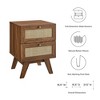 Modway Soma 2-Drawer Nightstand – Mid-Century Modern Wood Bedside Table with Tapered Legs - 2 of 4