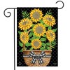 Primitive Sunflowers Autumn Garden Flag Floral Fall 18" x 12.5" Briarwood Lane - 2 of 4