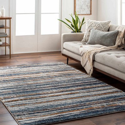 Hauteloom Rectangle Area Rug   Blue