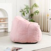 Vynxaria Pink Cloud Bean Bag Seat with Armrests ¨C 41.4" Oversized Lounge Chair for Adults & Kids - 4 of 4