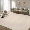 Acekool Washable Rug, Modern Abstract Non Slip Low Pile Soft Indoor Carpet for Living Room Bedroom Playroom, Stain Resistant - 3 of 4