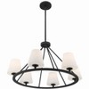 Crystorama Lighting Keenan 6 - Light Chandelier in  Black Forged - 2 of 3