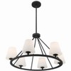 Crystorama Lighting Keenan 6 - Light Chandelier in  Black Forged - image 2 of 3