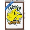 Trends International Pokémon: Expressive Doodle - I Choose You! Framed Wall Poster Prints - 3 of 4