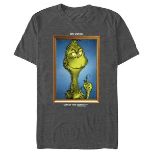 Men's Dr. Seuss Framed Grinch Painting T-Shirt - 1 of 4