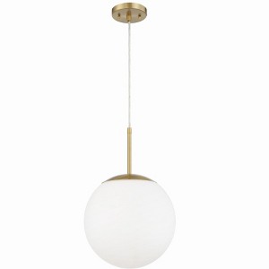 Craftmade Lighting Gaze 1 - Light Pendant in  Satin Brass - 1 of 1
