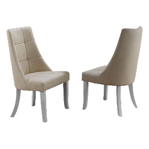Kings Brand Furniture Milan Vinyl Upholstery Kitchen Dinette Dining Room Side Chairs, Set of 2. - 1 of 4
