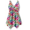 Swim 365 Women's Plus Size Handkerchief-Hem Two-Piece Swim Dress - 3 of 4