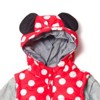 Disney Minnie Mouse Girls Zip Up Vest 2fer Jacket Toddler to Little Kid - 4 of 4