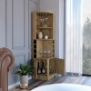 NicBex 71.1 Inch Kitchen Pantry Storage Cabinet with Open Shelves,2 Door Cabinets for Dining Room,Bathroom,Kitchen - 2 of 4