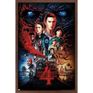 Trends International Netflix Stranger Things: Season 4 - One Sheet Framed Wall Poster Prints - 1 of 4