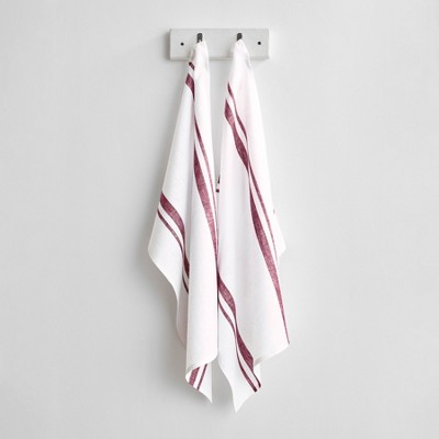 burgundy and white