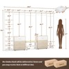 Aheaplus Walk-In Closet Organizer with 14 Shelves, 68" W -96" W Freestanding Closet System with 6 Drawers - 2 of 4