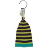 Pavilion Gift Company - Light Green and Navy Stripe - 0-12 Month Baby Hat - Hats - 3 of 3